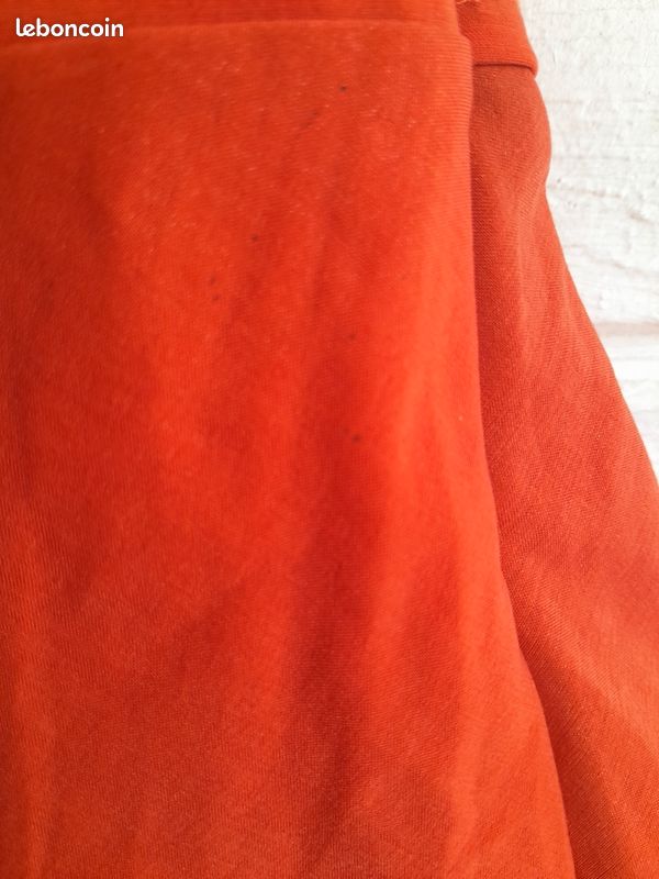 Haut à volant orange et noire-Meiling fashion (image 9)
