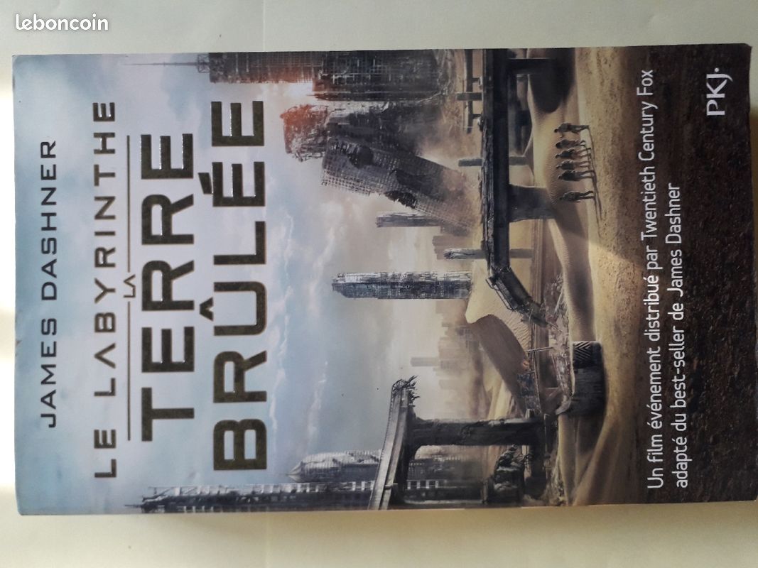 Vends livre le labyrinthe la terre brûlée (image 1)