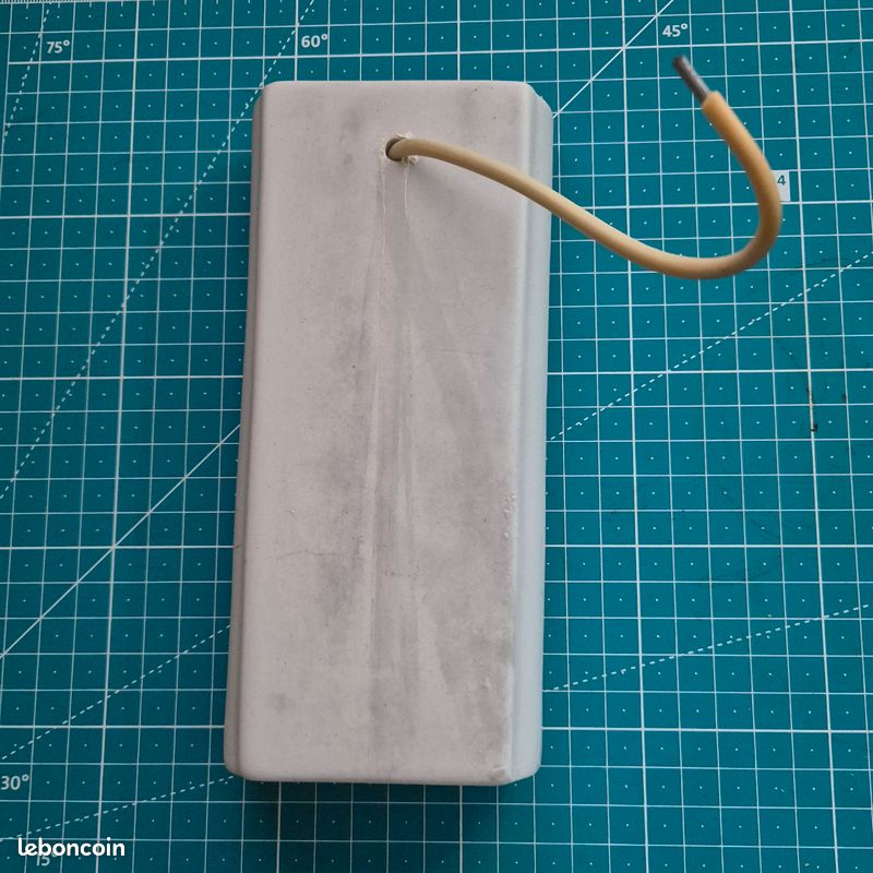 Humidificateur de radiateur ancien – Terre cuite / céramique – Vintage (image 2)