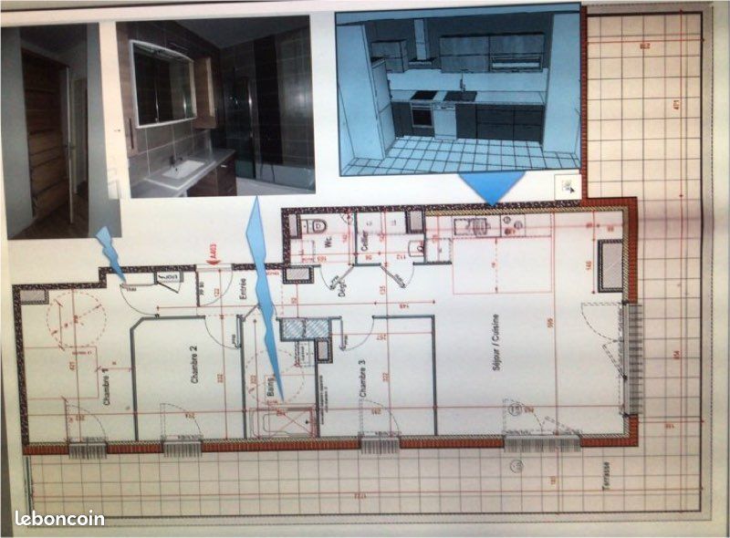 Appartement 4 pièces 77 m² · à Angers · 77 m² · 1 000 €/mois