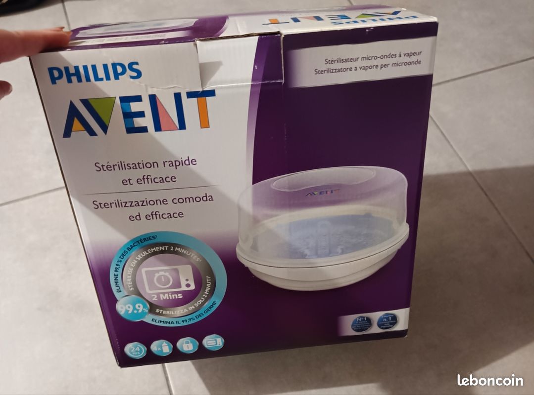 Stérilisateur micro-ondes Avent Philips (image 1)