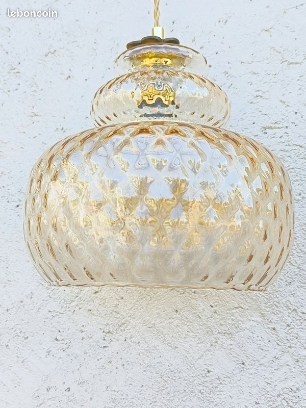 Lustre spoutnik 6 feux annees 60 70