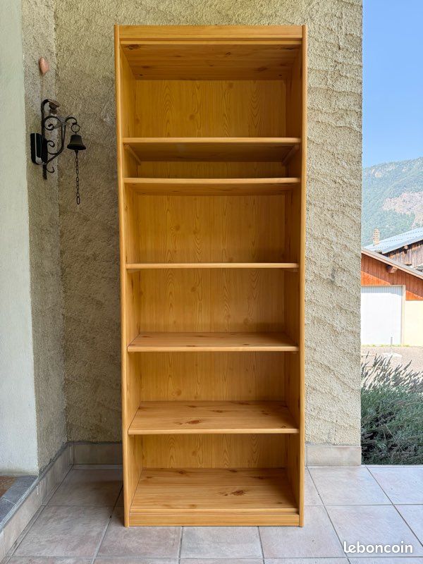Grande étagère / bibliothèque en pin (image 1)
