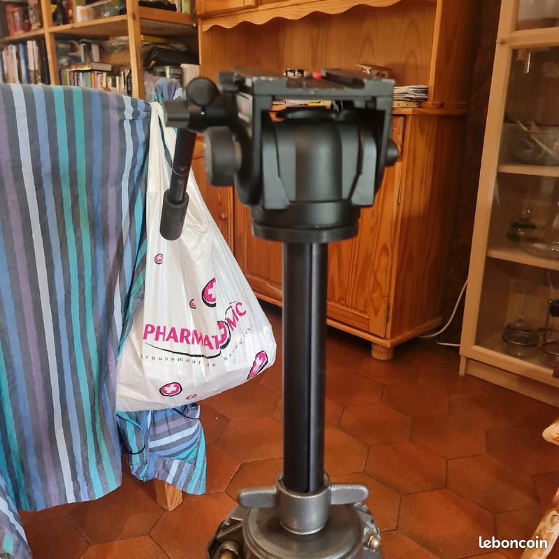 Ensemble trepieds Gitzo et rotule Manfrotto 501 (image 1)