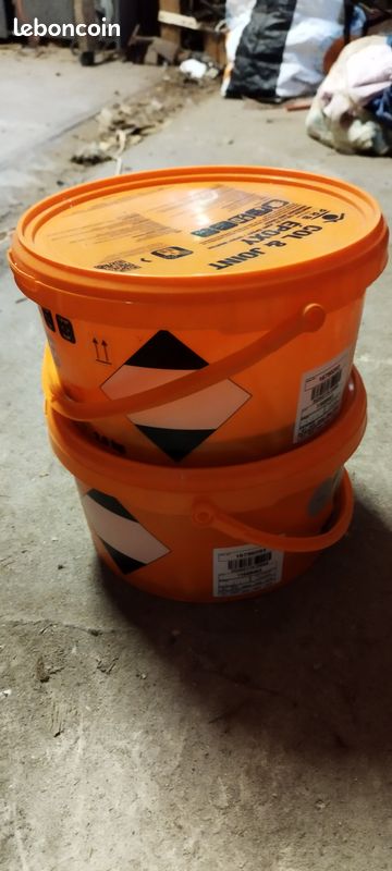 2 pots de joint colle époxy gris 2.5 Kg (image 2)
