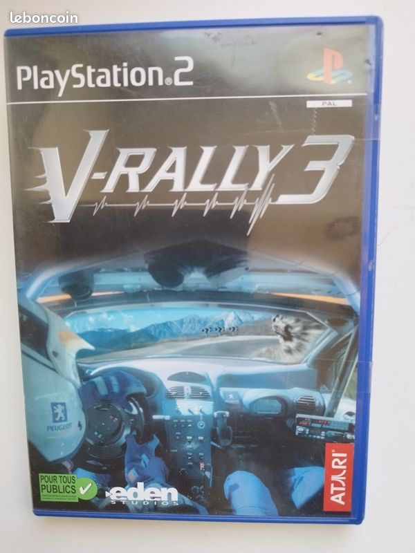 Jeu PS2 V-Rally 3 [Complet] - Jeux vidéo