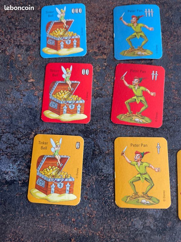 Jeu de 21 cartes miniatures Peter Pan (image 4)
