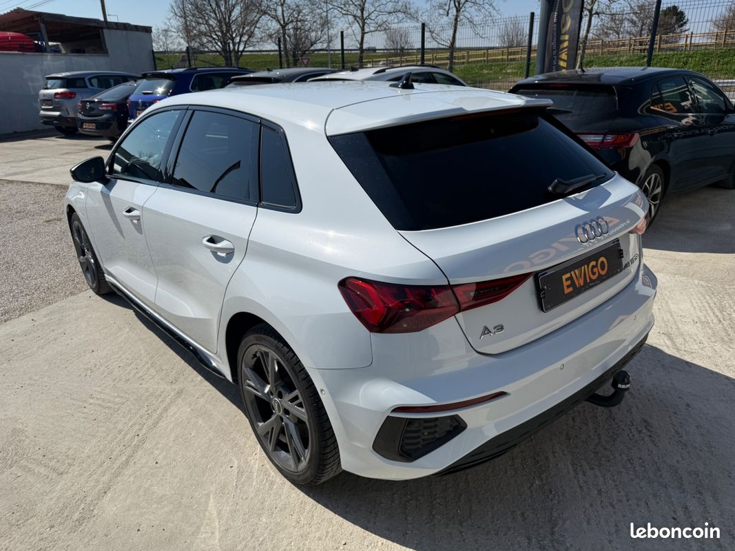 AUDI A3 SPORTBACK S-LINE COMPETITION 45 TFSI E 245 ch S TRONIC 6 / MATRIX LED ATTELAGE SIEGES CHAUFFANTS (image 14)