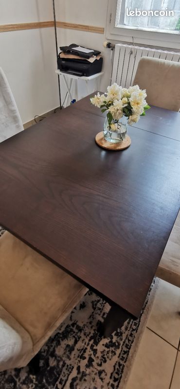 Table extensible ikea bjursta 90x90 (image 3)