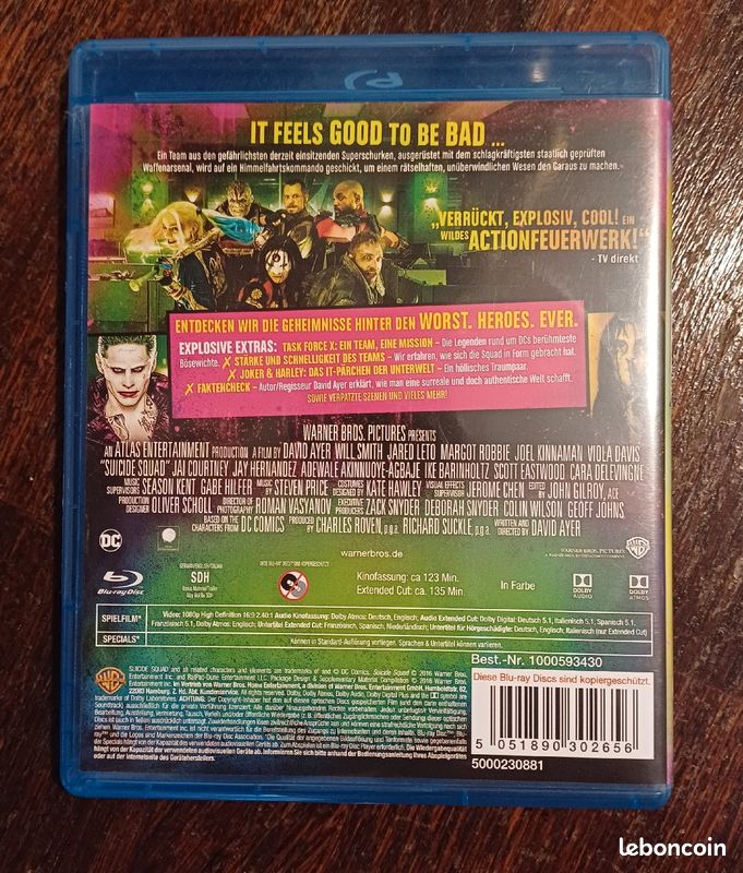 Bluray Suicide Squad - Extended cut (image 2)