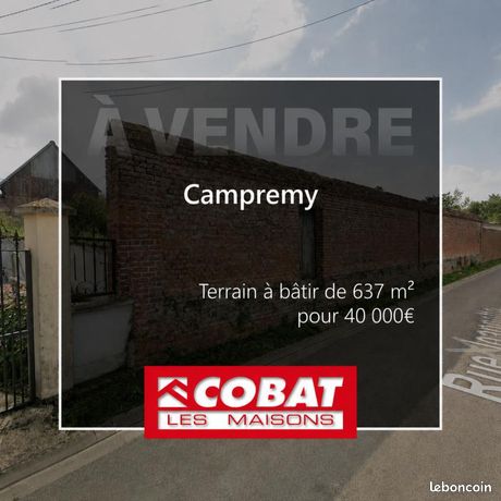 Terrain 637 m² Campremy