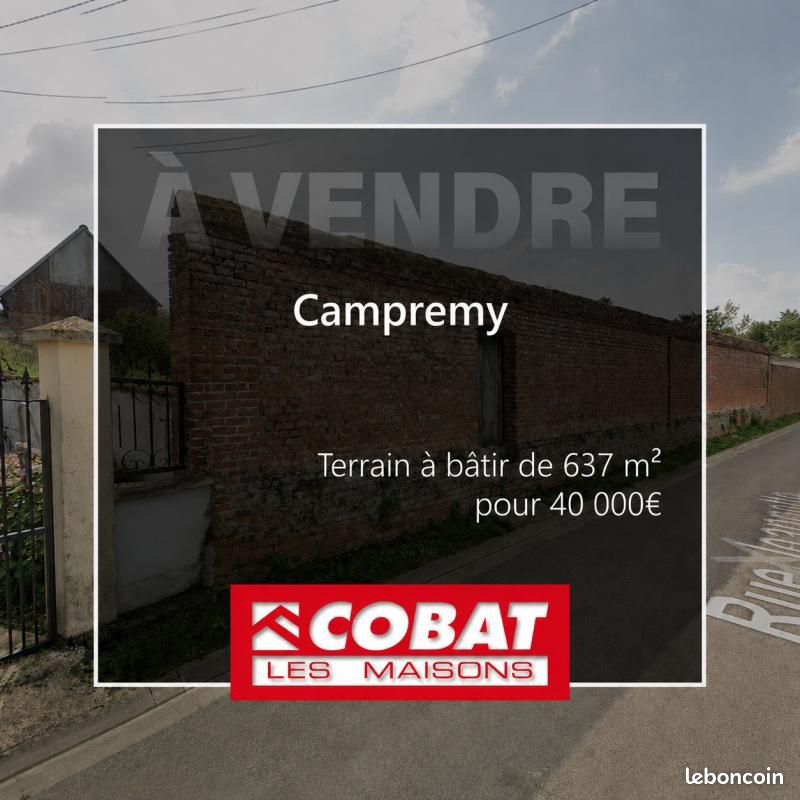 Terrain 637 m² Campremy · 40 000 €