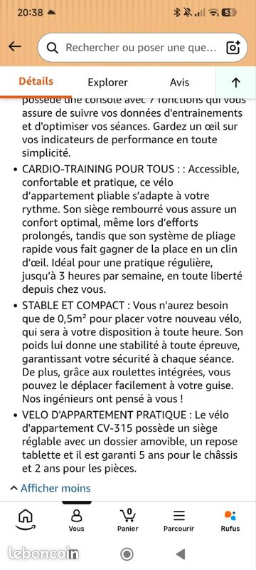Vélo appartement (image 8)