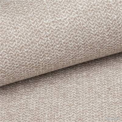 Lodce canapé d'angle gauche en tissu texturé beige (image 4)