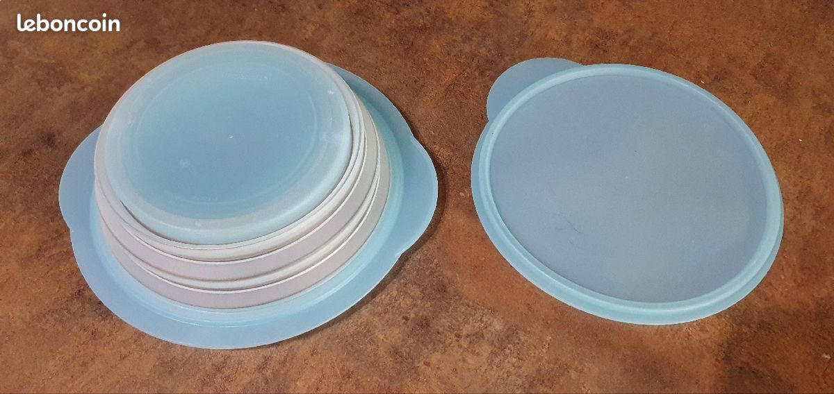 Boite tupperware pliable bleue neuve (image 2)