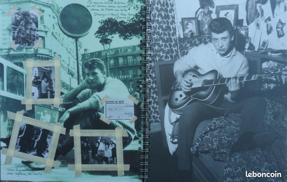 Johnny hallyday le livre métal très peu utilisé comme neuf série speciale collector numerotee 37256 (image 11)