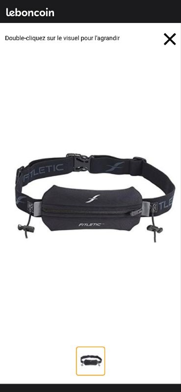 Ifitnes ceinture Avec poche porte dossard mixte (image 1)