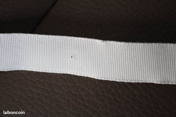 0.10 cts le mètre - Méga bobine de 202 mètres de ruban blanc (image 11)