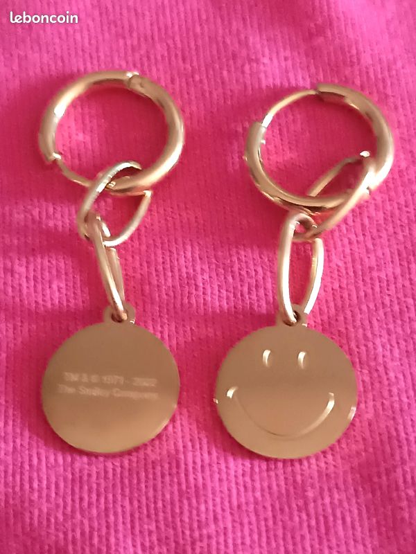 Boucles d'oreilles Smiley (image 2)