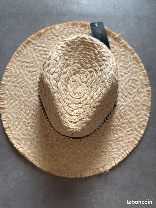 Chapeau de Paille avec ruban- 10 (image 1)