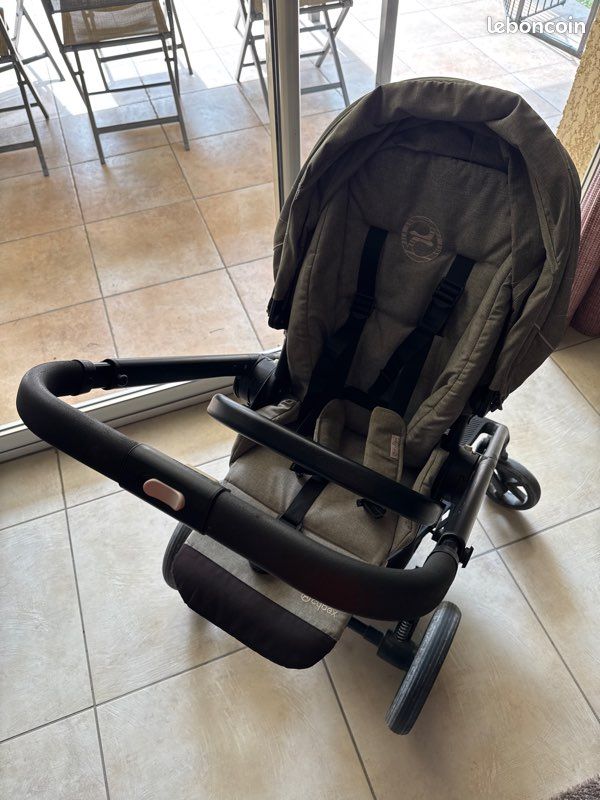 Ensemble Cybex Poussette Balios + Cosy Cloud Z + Siège Sirona Z + 2 bases Isofix 360 (image 7)