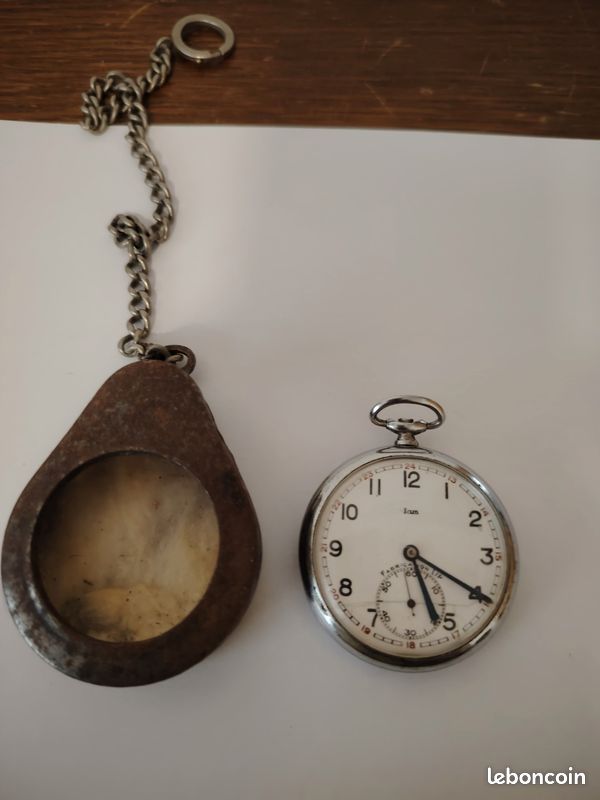 Cadran De Montre Vintage LIP - Dimensions 28 X 19 Mm, Ancien Stock, Occasion
