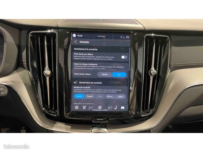 Volvo XC60 T6 AWD Hybride rechargeable 253 ch+145 ch Geartronic 8 Ultra Style Chrome (image 16)