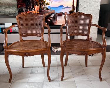 CHAISE LOUIS XV CANNÉE ET PATINÉE /chair☆BROCANTIC☆ ANTIQUITÉS/BROCANTE/ OCCASION EUR 129,00 - FR