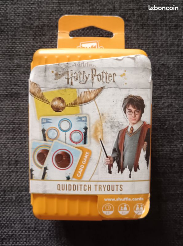 Jeu de cartes - SHUFFLE - Jeu de Cartes 4 en 1 Harry Potter - 4 jeux en