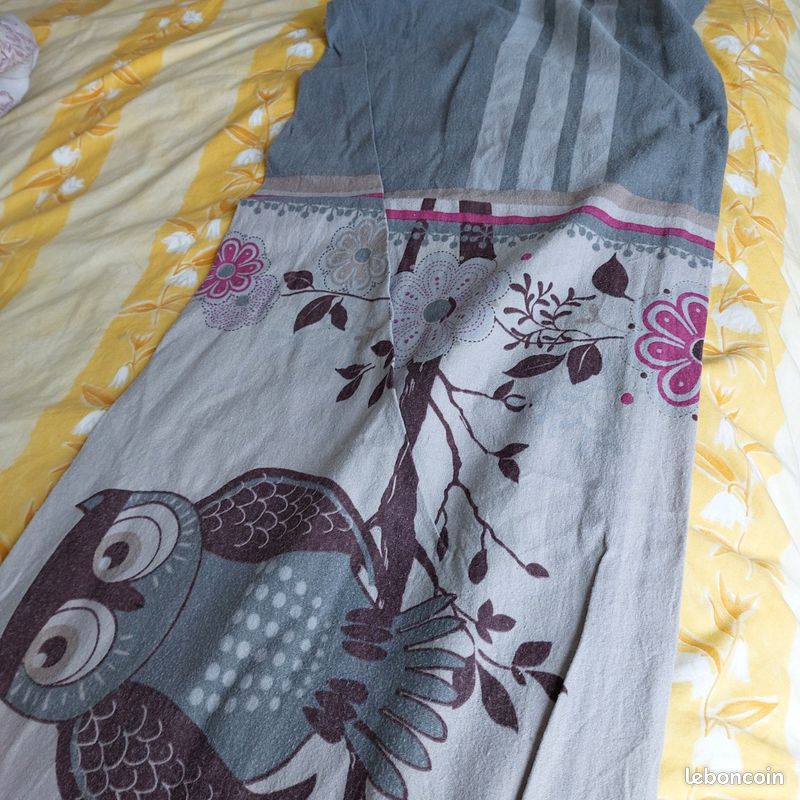 Butoir De Porte En Forme De Hibou - Pour Chambre D'Enfant - En Tissu