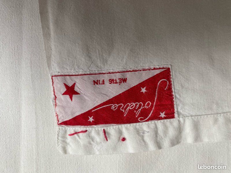 Drap ancien en métis 3,00 × 1,95M en excellent état (image 1)