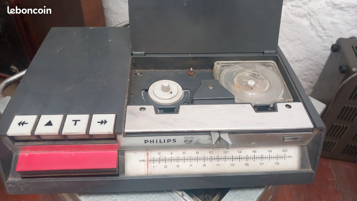 Magnetophone dictaphone bande magnetique Philips (image 2)