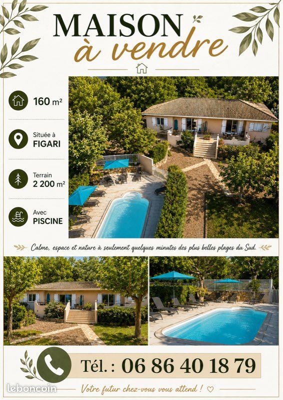 Maison 7 pièces 161 m² · à Figari · 161 m² · 640 000 €