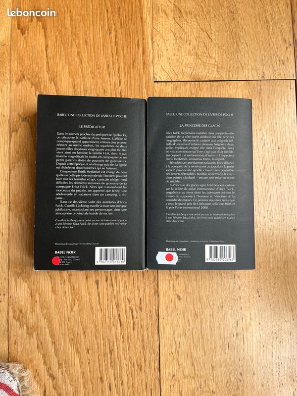 Lot de 2 romans policiers de Camilla Läckberg (image 2)