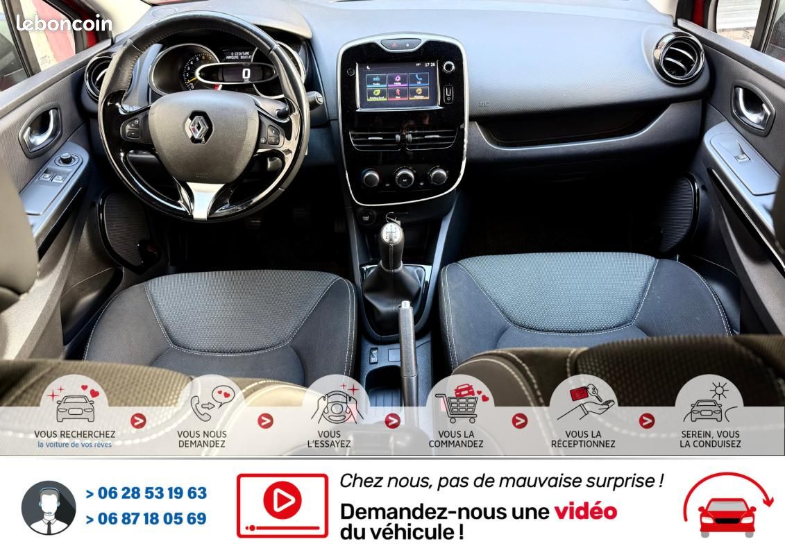 Renault Clio Tce 90cv Gtline Driving Eco2 *Crit'Air 1 *128000Km*Moteur à Chaine*Véhicule Sous Gar... (image 6)