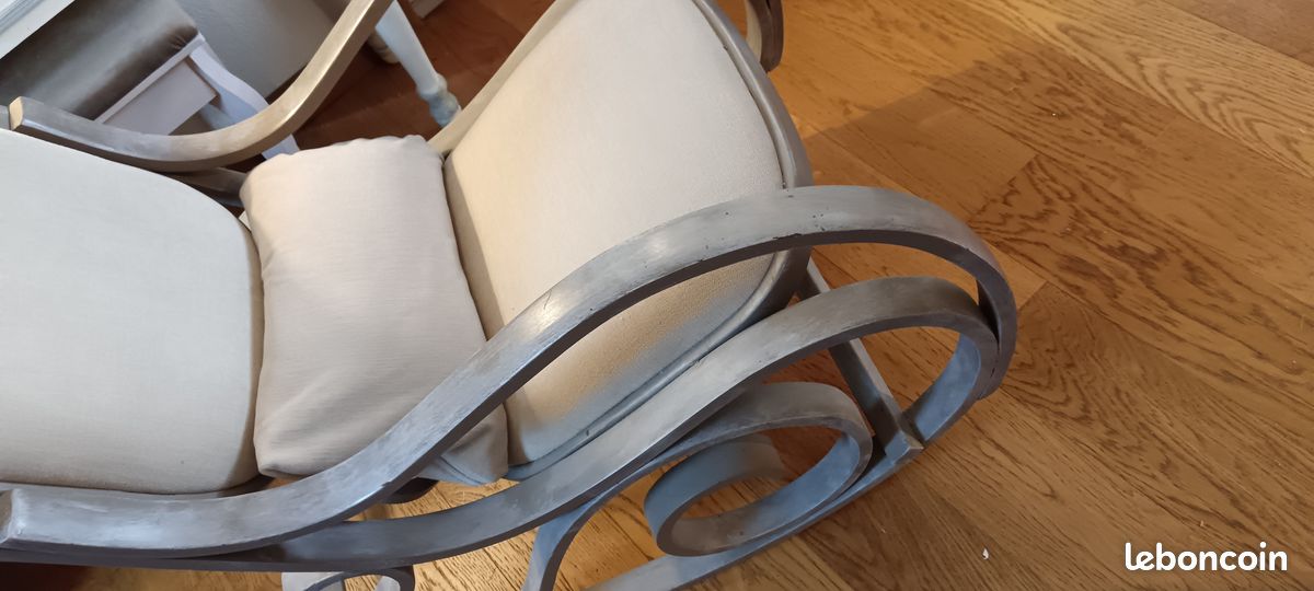 Rocking chair shabby chic (image 3)
