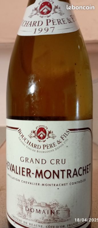Chevalier montrachet Grand Cru 1997 bouchard pere & fils (image 1)