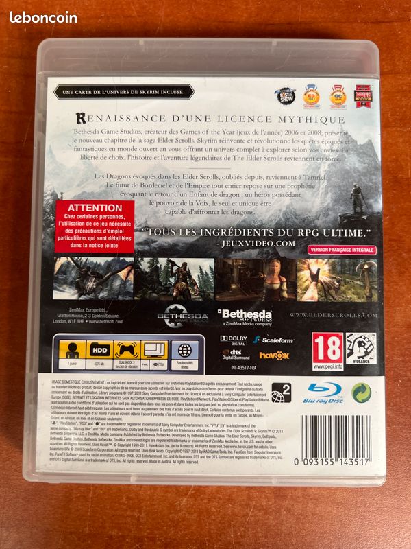 The Elder Scrolls V - Skyrim - Edition Limitée Ps3 (image 2)