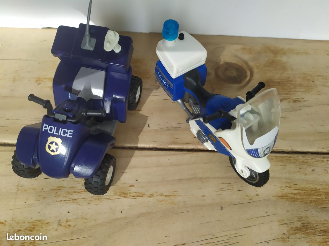 Quad à friction et moto de police Playmobil (image 5)