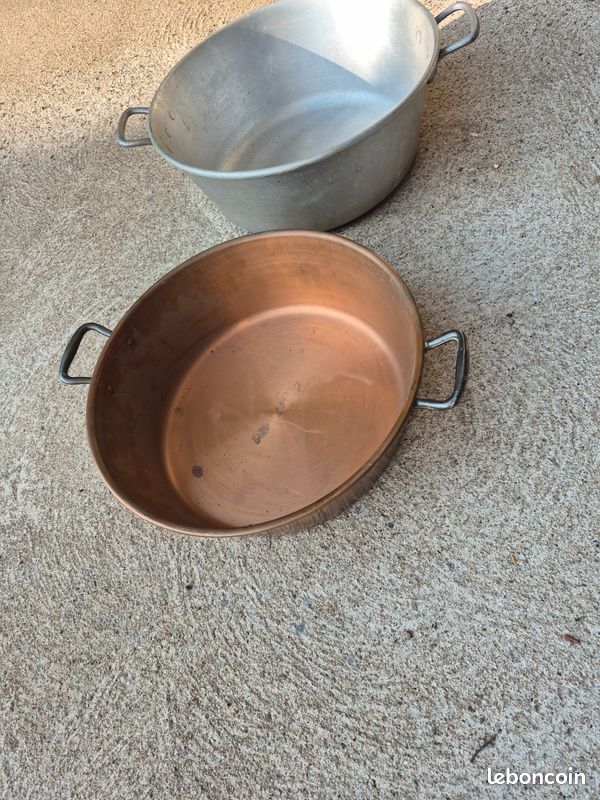Bassine confitures Cuivre ou alu - réchaud gaz pour les conserves (image 10)