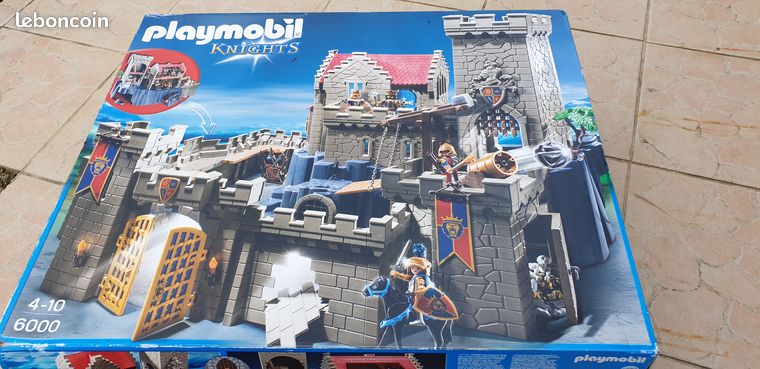 Figurine Chevalier Alex Playmobil - Épée De Tournoi Et Château-fort - Occasion - Fabriqué En Allemagne