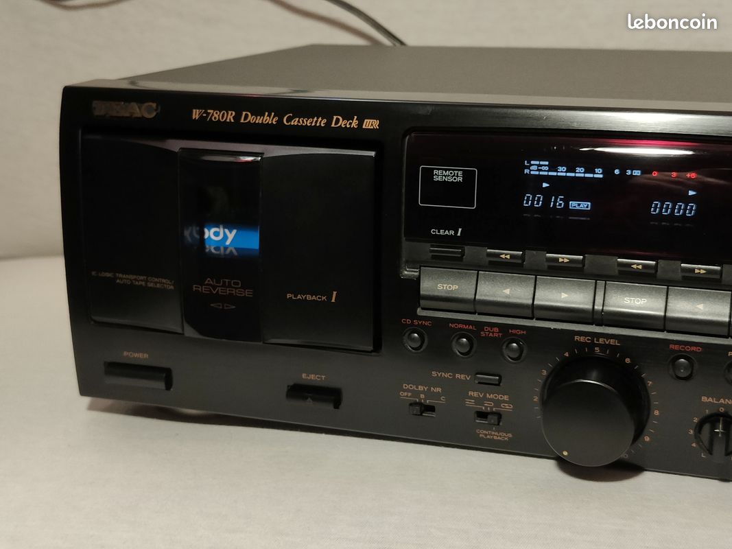 Télécommande D'origine TEAC RC-707 Pour Lecteur Double Cassette, Garantie 6 Mois