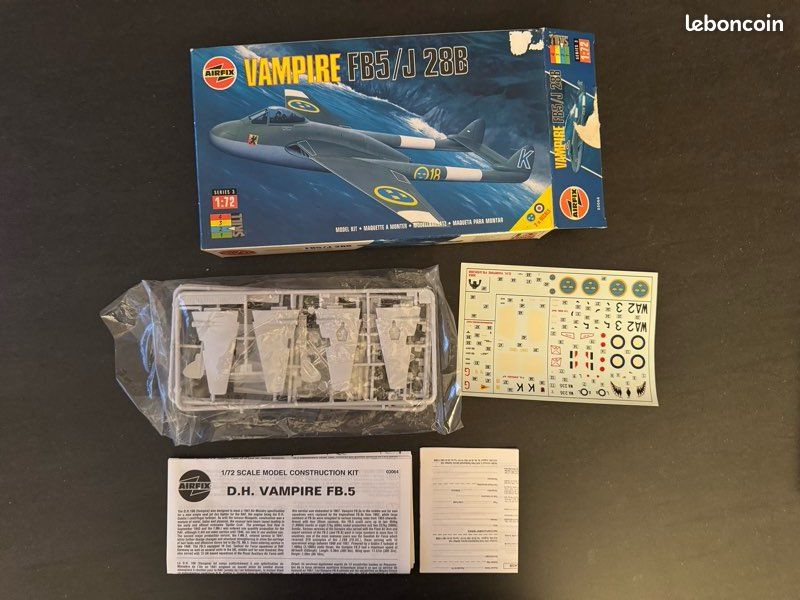Maquette AIRFIX 1960 Hovercraft N°287 échelle 1/72 - RARE Et Neuf