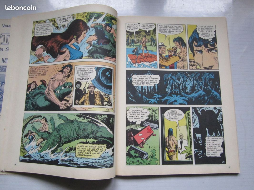 Tarzan Géant N°25 le seigneur de la jungle 1975 bon état voir photos (image 4)