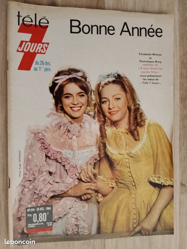 Télé 7 jours 249 Bonne Année - Nouvel an 1965 - Spécial émissions fêtes (image 1)