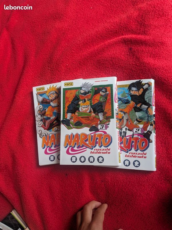 Naruto tome 1 2 3 lot (image 1)