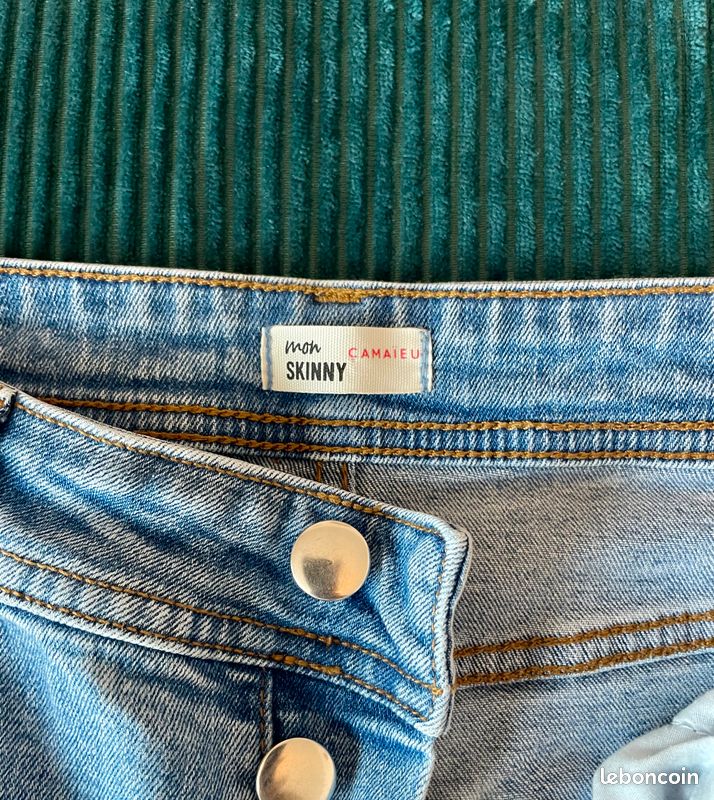 Pantalon Jeans Jean Slim Camaieu CamaÃ¯eu Pantalon Jean Camaieu