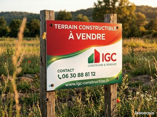Terrain 854 m² La Croix Blanche