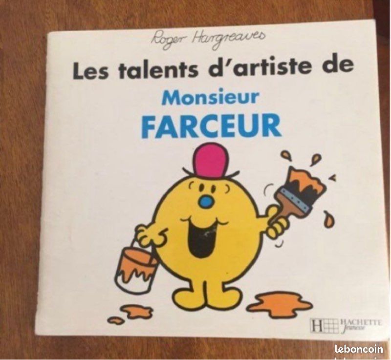 Les talents d’artiste de Monsieur Farceur Roger Hargreaves Livre Monsieur Madame (image 1)