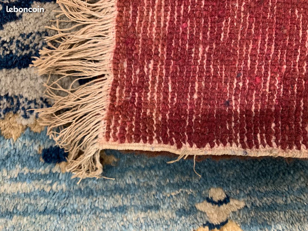 GRAND TAPIS PERSAN Baktiar 295x200 Cm Semi Ancien Laine Coton Vintage Carpet EUR 600,00